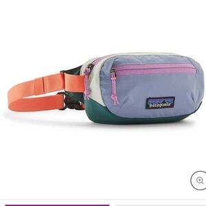 Patagonia Terravia Mini Hip Pack patchwork barnacle blue NEW perfect NWT